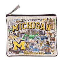 University of Michigan Collegiate Zip Pouch