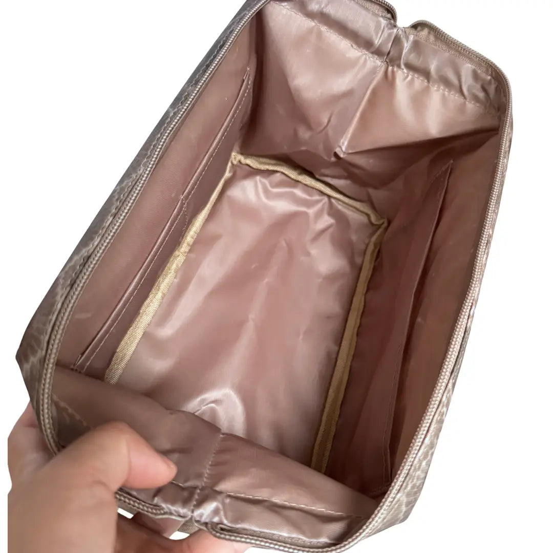 Petoskey Stones Wire Top Perfect Makeup Bag