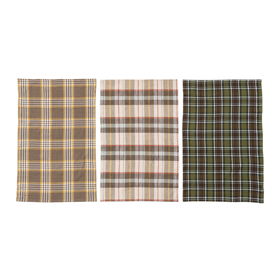 Cotton Printed Tea Towels Set of 3