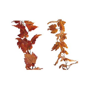72"L x 6"H Faux Leaf Garland