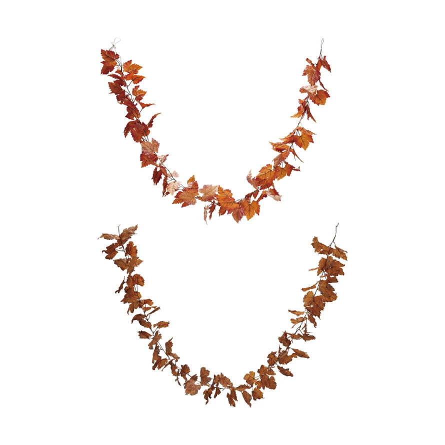 72"L x 6"H Faux Leaf Garland