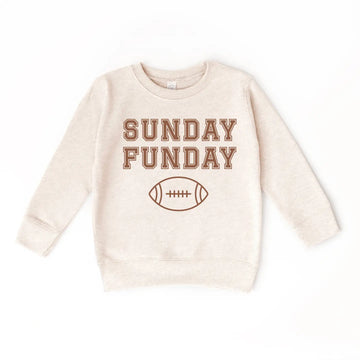 Sunday Funday Football Season Kids Sweatshirt