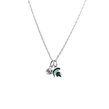 Michigan State Spartan Necklace