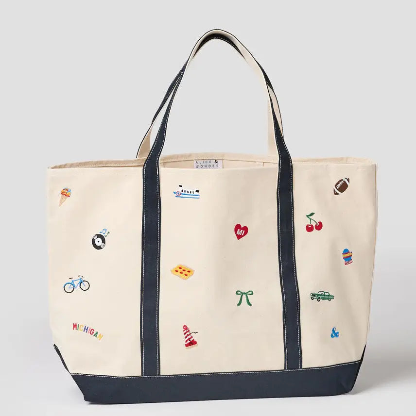 Michigan Icons Tote