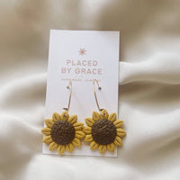 Placed by Grace Designs | Sunflower Earrings