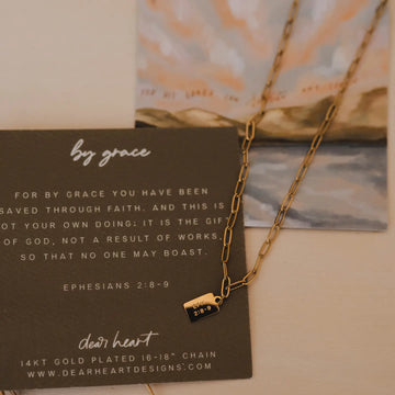 By Grace Tag Necklace