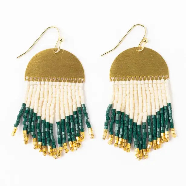 Bright Emerald Claudia Earrings