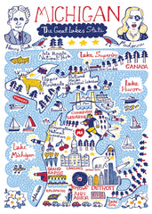 Statescapes Michigan Box Set of 8 Cards