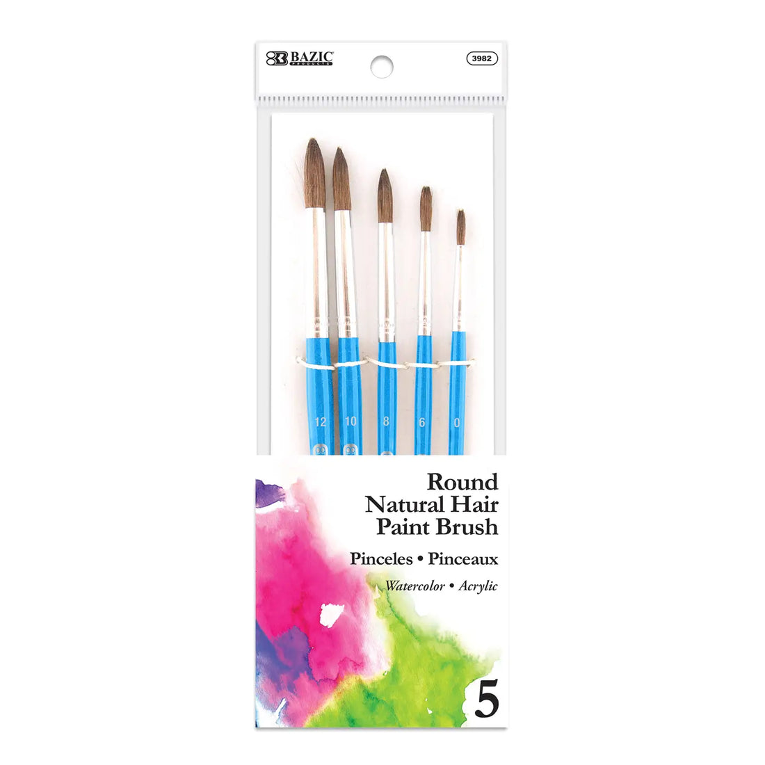 Paint Brush Round Natural Hair