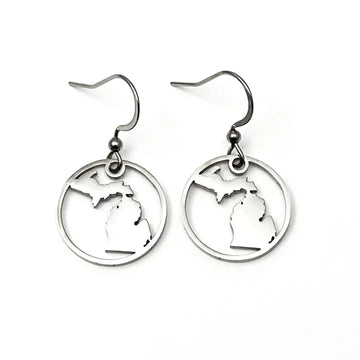 Michigan Circle Earrings