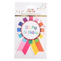 Happy Birthday Sticker Badges