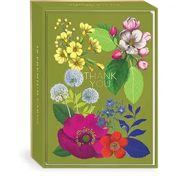 Boxed Note Cards Vintage Floral Thank You