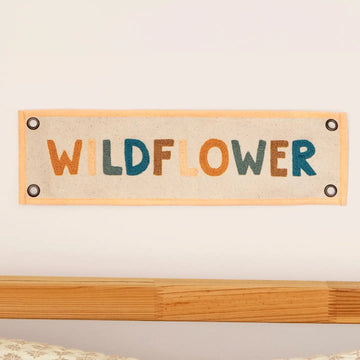 1Canoe2 | Wildflower Embroidered Canvas Banner