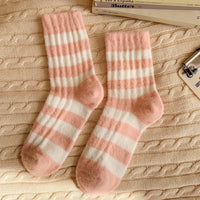 Striped Plush Socks