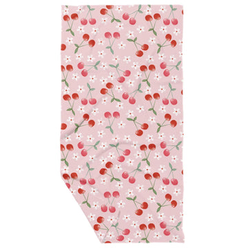 Traverse City Cherry Recycled Waffle Dish Towel