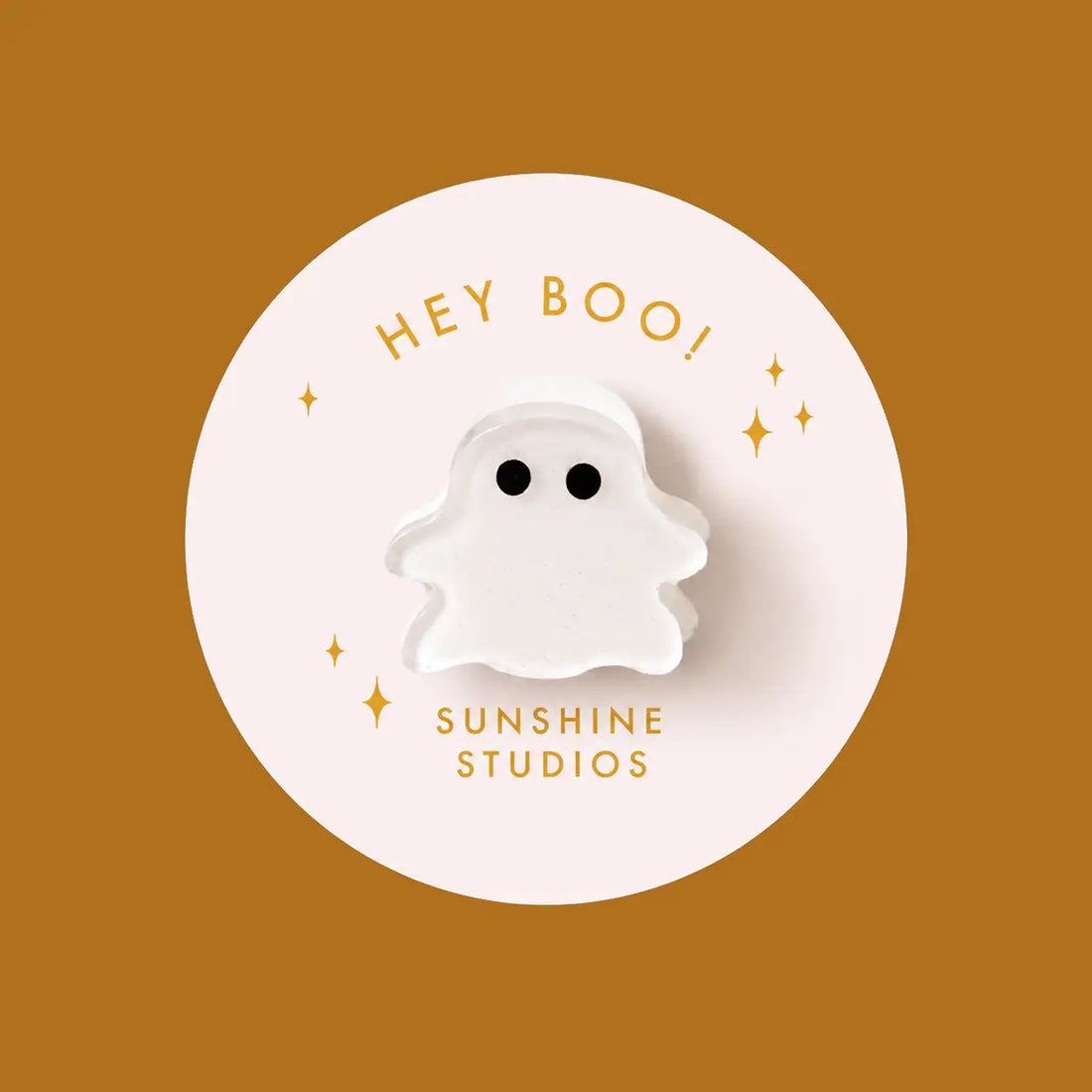 Hey Boo! Ghost Mini Hair Clip