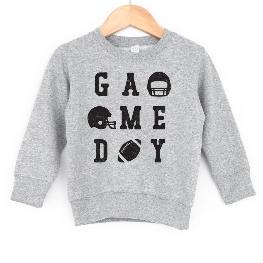 Game Day Football Season Kids Sweatshirt College Team