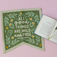 Wild & Free Canvas Banner