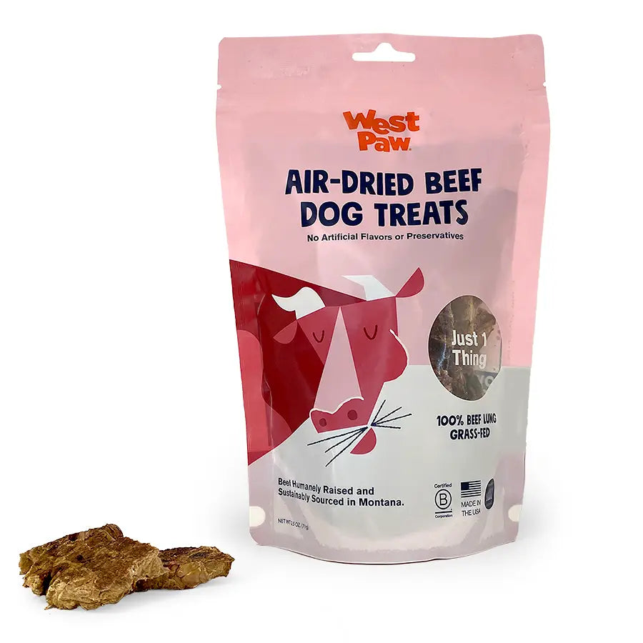 Air-Dried Beef Lung Single-Ingredient Dog Treats