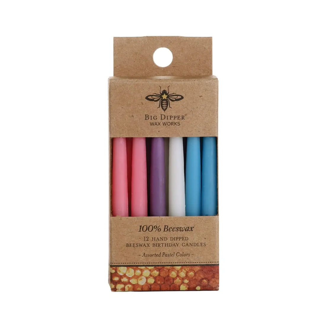 100% Beeswax Birthday Candles