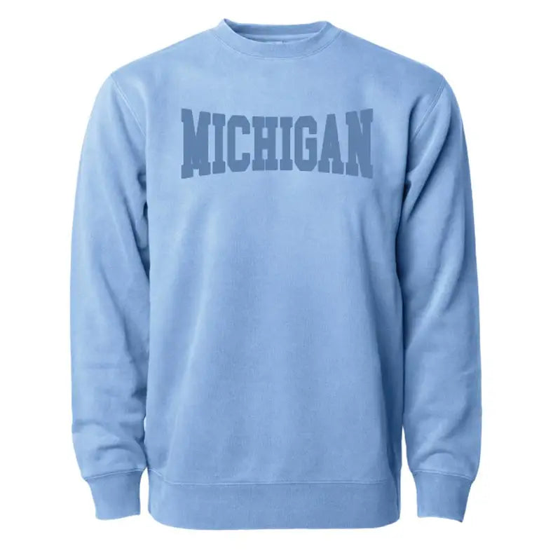 Michigan Puff Crew Sweatshirt