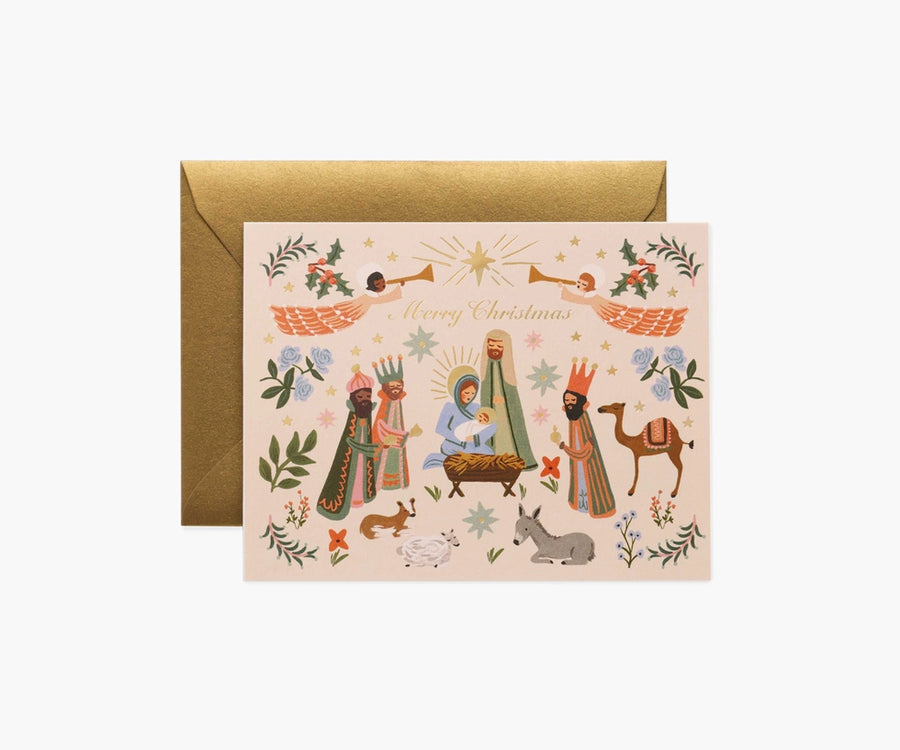 Rifle Paper Co. | Nativity Scene Christmas Card Boxed Set