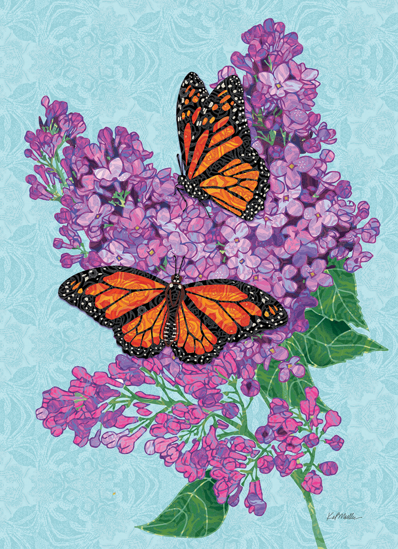 Lilacs & Monarchs Cards