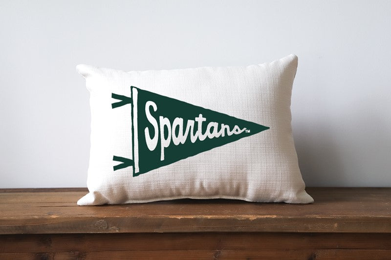 Michigan State Spartans Pennant Pillow