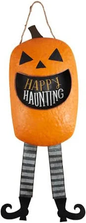 Jack-O-Lantern Candy Door Hanger