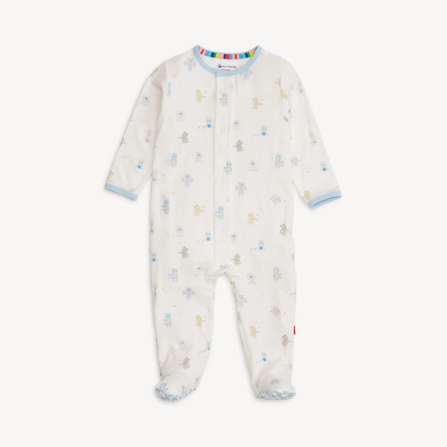 Blue Baby Beats Modal Magnetic Footie