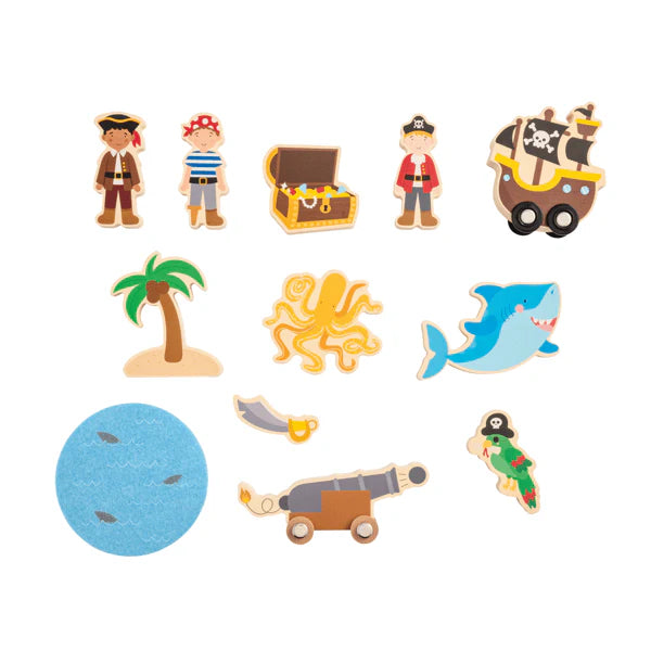 Pirate Wood Toy Set