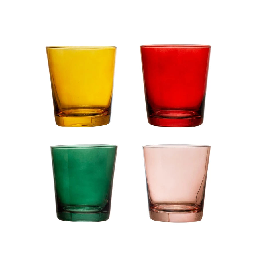 3-1/2" Round x 4"H 12 oz. Low Ball Drinking Glass