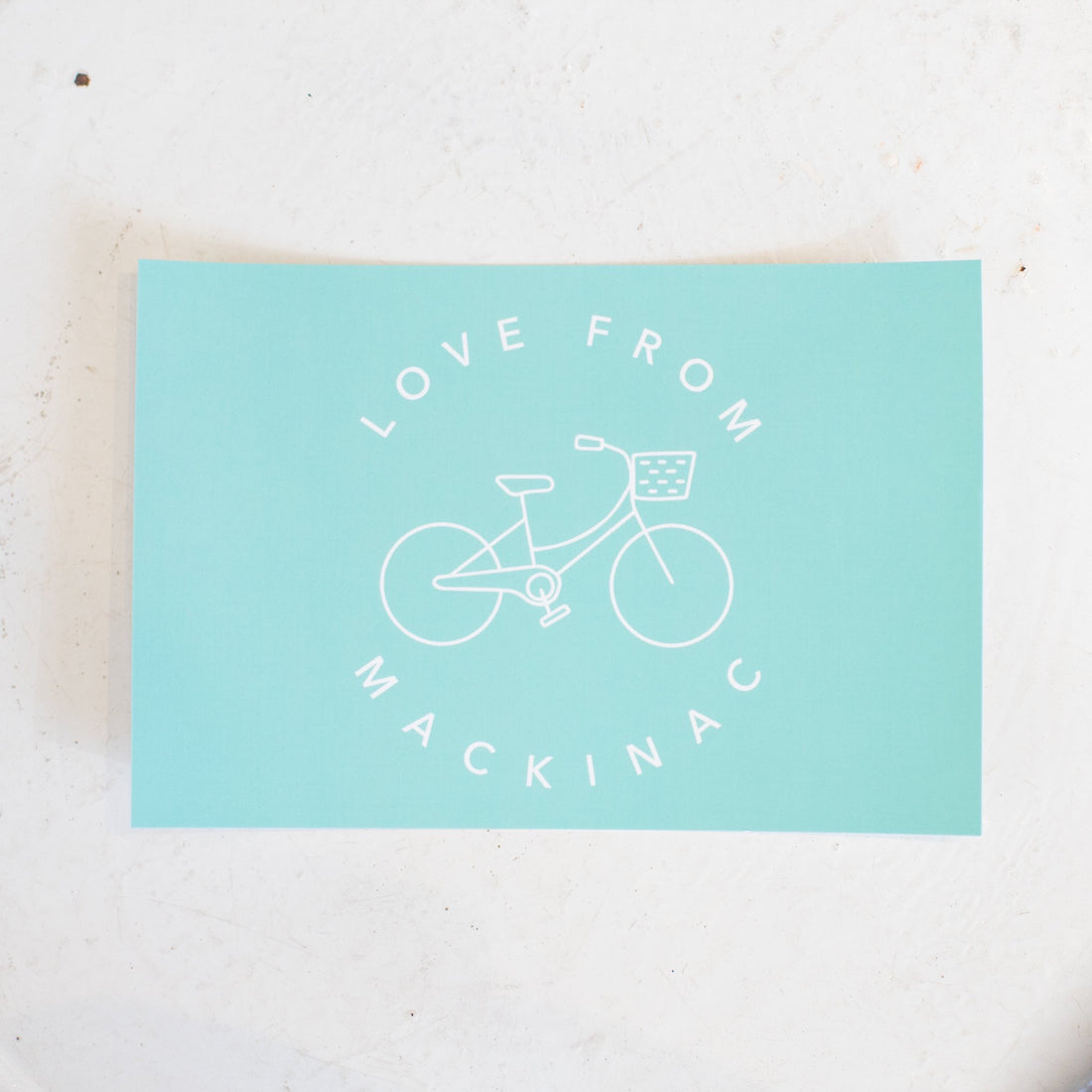 Love from Mackinac Postcard