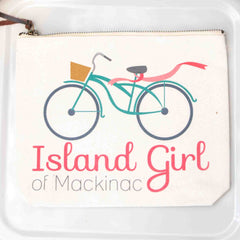 Island Girl Zippered Pouch