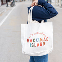 Mackinac Tote Bags