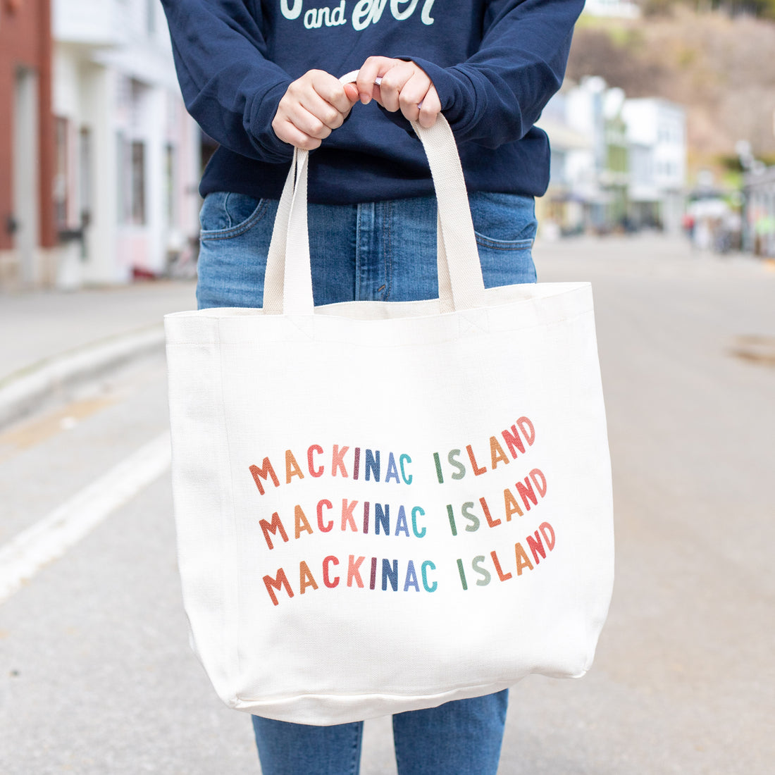Mackinac Tote Bags