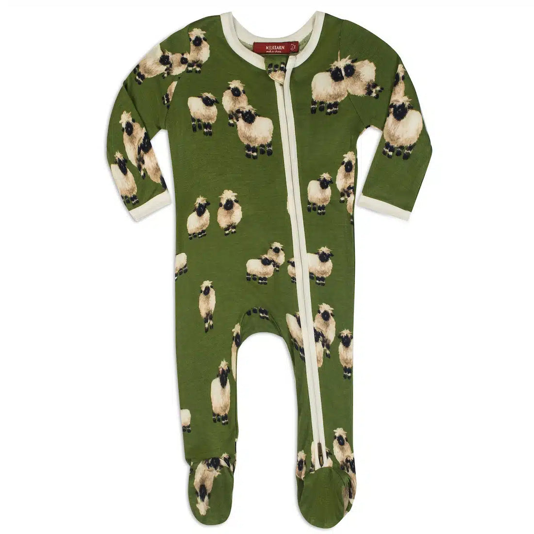 Bamboo Footed Romper Sheep