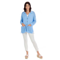 Blue Cain Textured Cardigans
