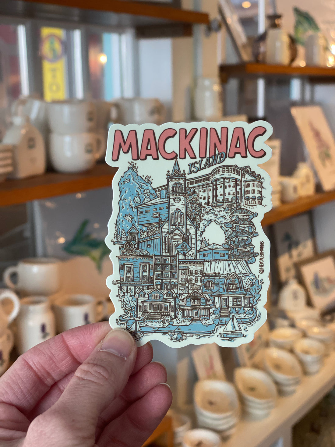 Mackinac Island Sticker | Welcome to the Neighborhood