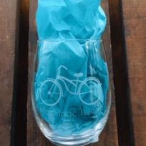 Mackinac Island Wine Glass