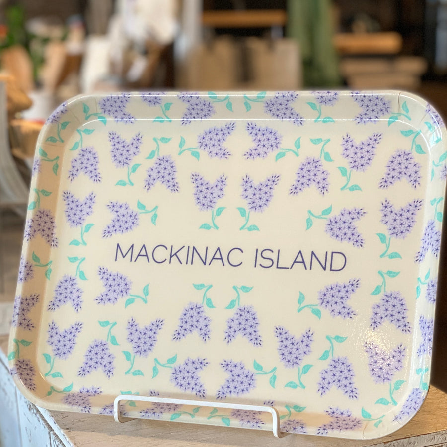 Mackinac Island Lilac Tray