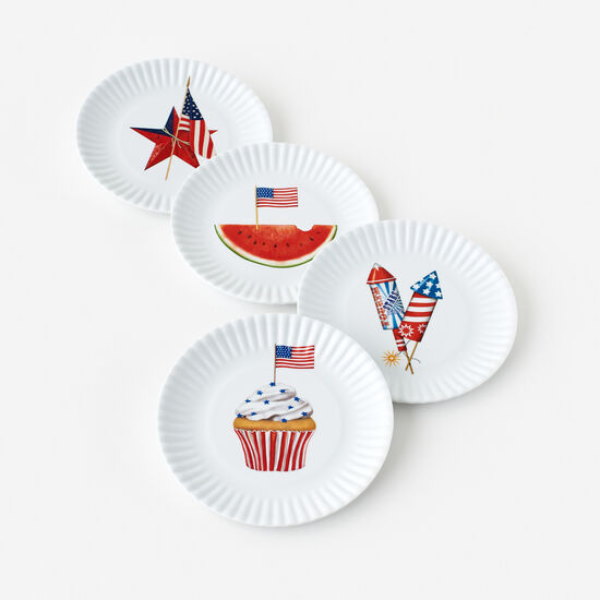 Americana 6" Reusable "Paper" Plates