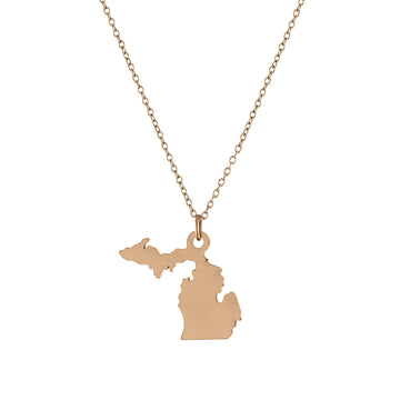 Love Michigan Necklace