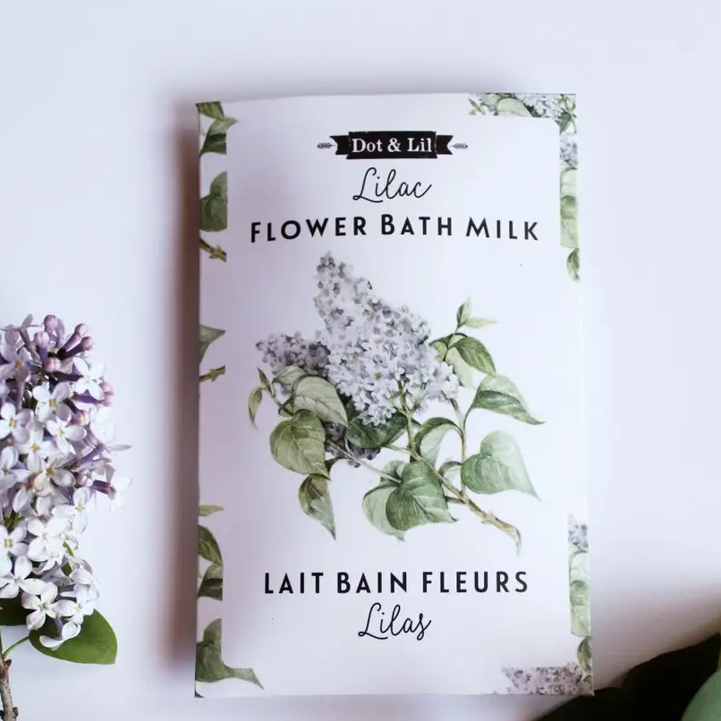 Lilac Flower Bath Milk Sachet