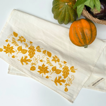 Fall Leaves Tea Towel