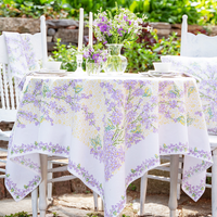 April Cornell | Vintage Butterfly Garden Tablecloth