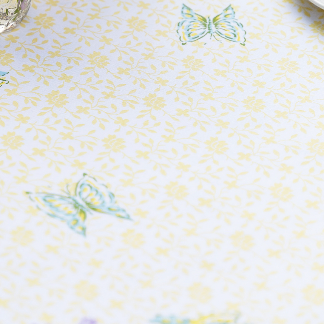 April Cornell | Vintage Butterfly Garden Tablecloth