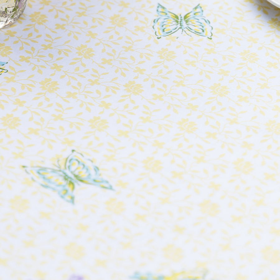April Cornell | Vintage Butterfly Garden Tablecloth