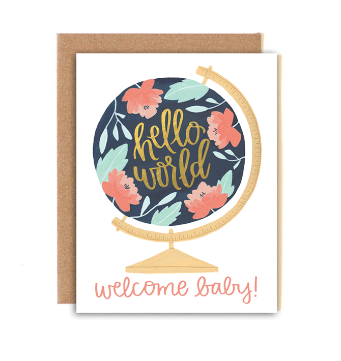 1Canoe2 | Baby Greeting Card