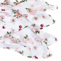 Floral Michigan Baby Swaddle Blanket